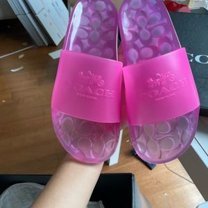 COPY - NWT jelly Coach sandals in Size 8. Brand new perfect for the HOT SUMMER